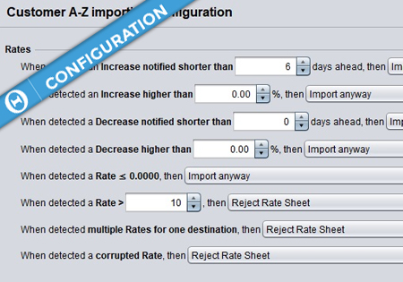 Rate Sheet Importing